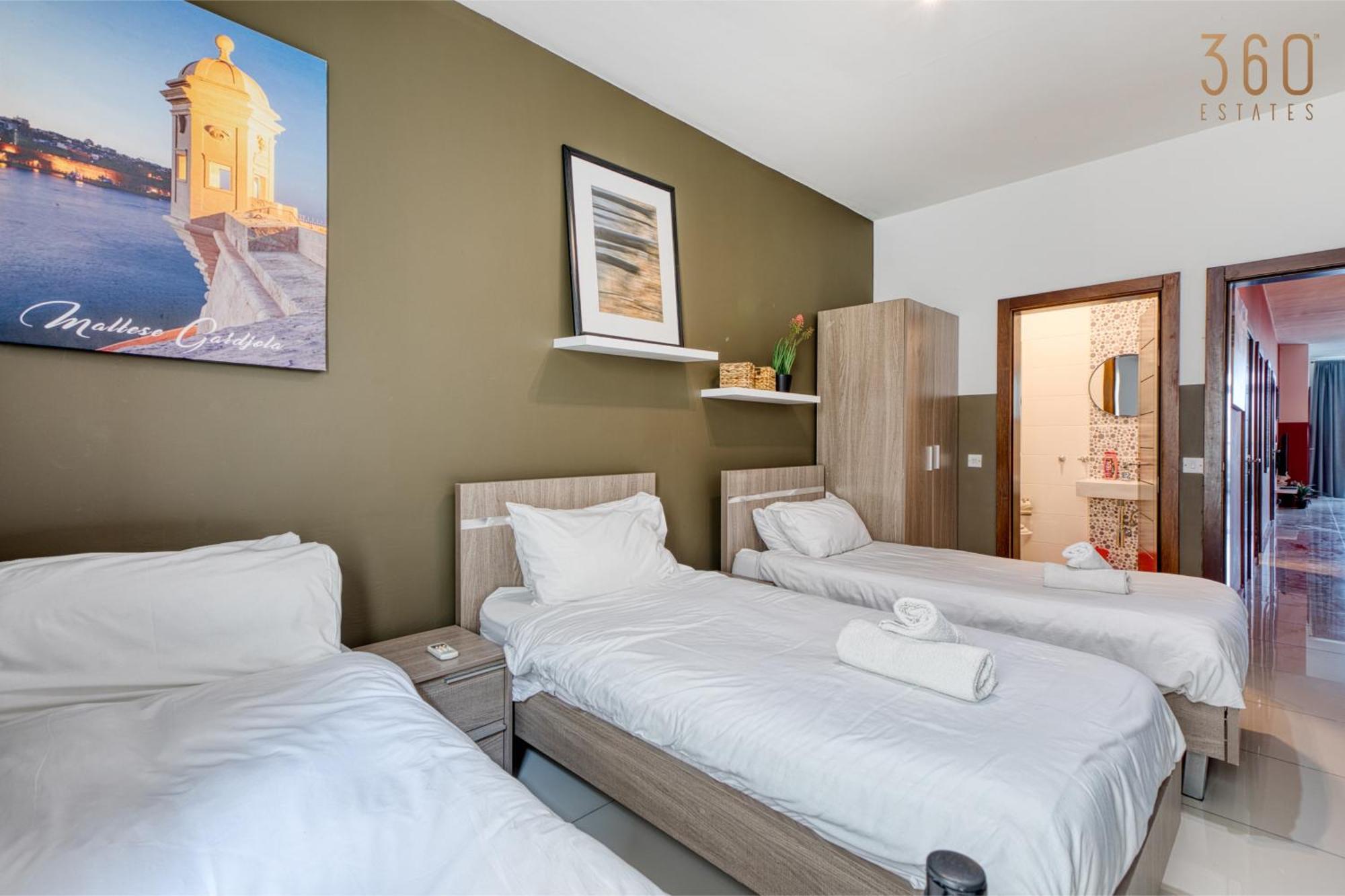 A Lovely 3 Bedroom, 3 Baths Home In The Centre Of Gzira By 360 Estates Esterno foto